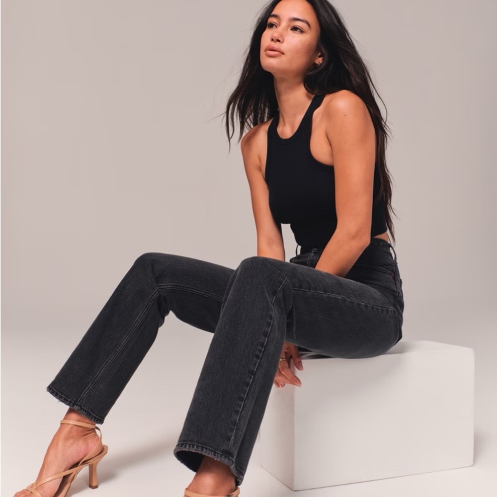 Abercrombie & Fitch Black High Rise Jeans